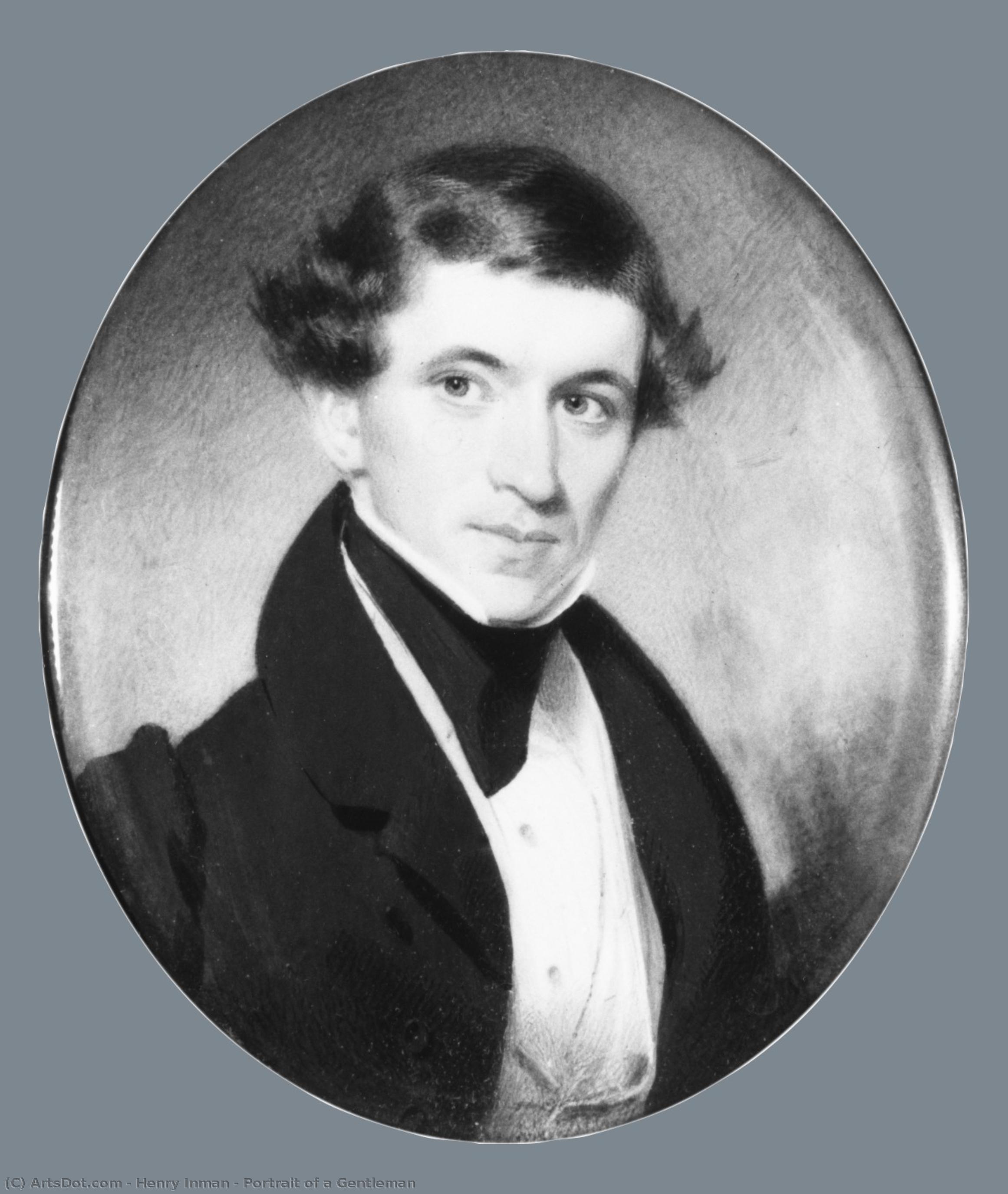 Portrait Of A Gentleman — Henry Inman
