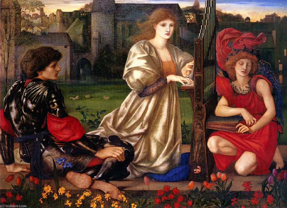 Le Chant D-amour (song Of Love) — Edward Coley Burne-jones