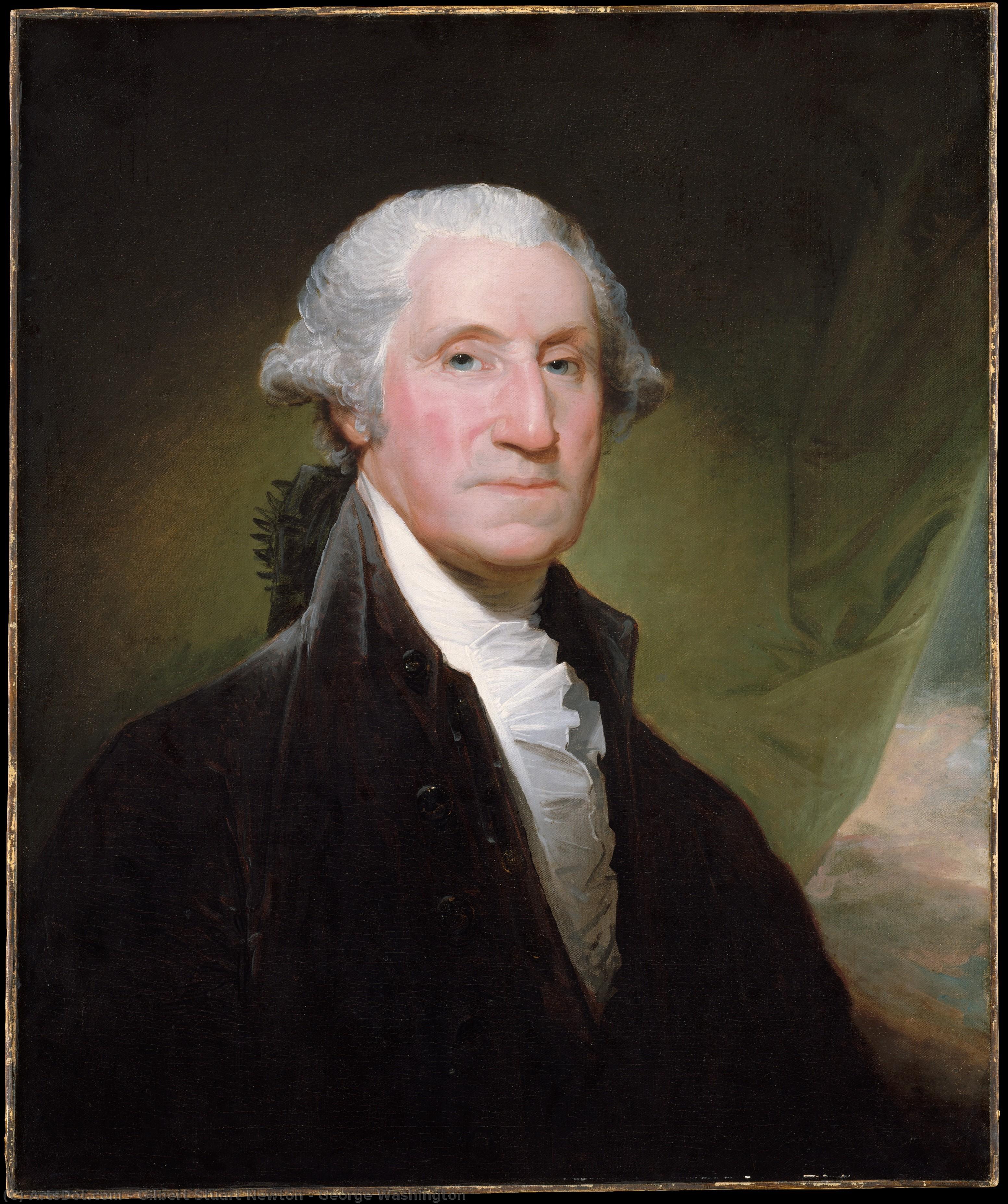 George Washington — Gilbert Stuart Newton