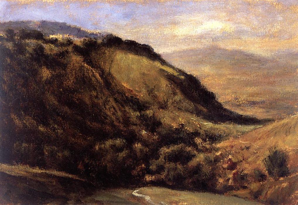 Valley In The Auvergne — Théodore Rousseau (pierre Etienne Théodore Rousseau)