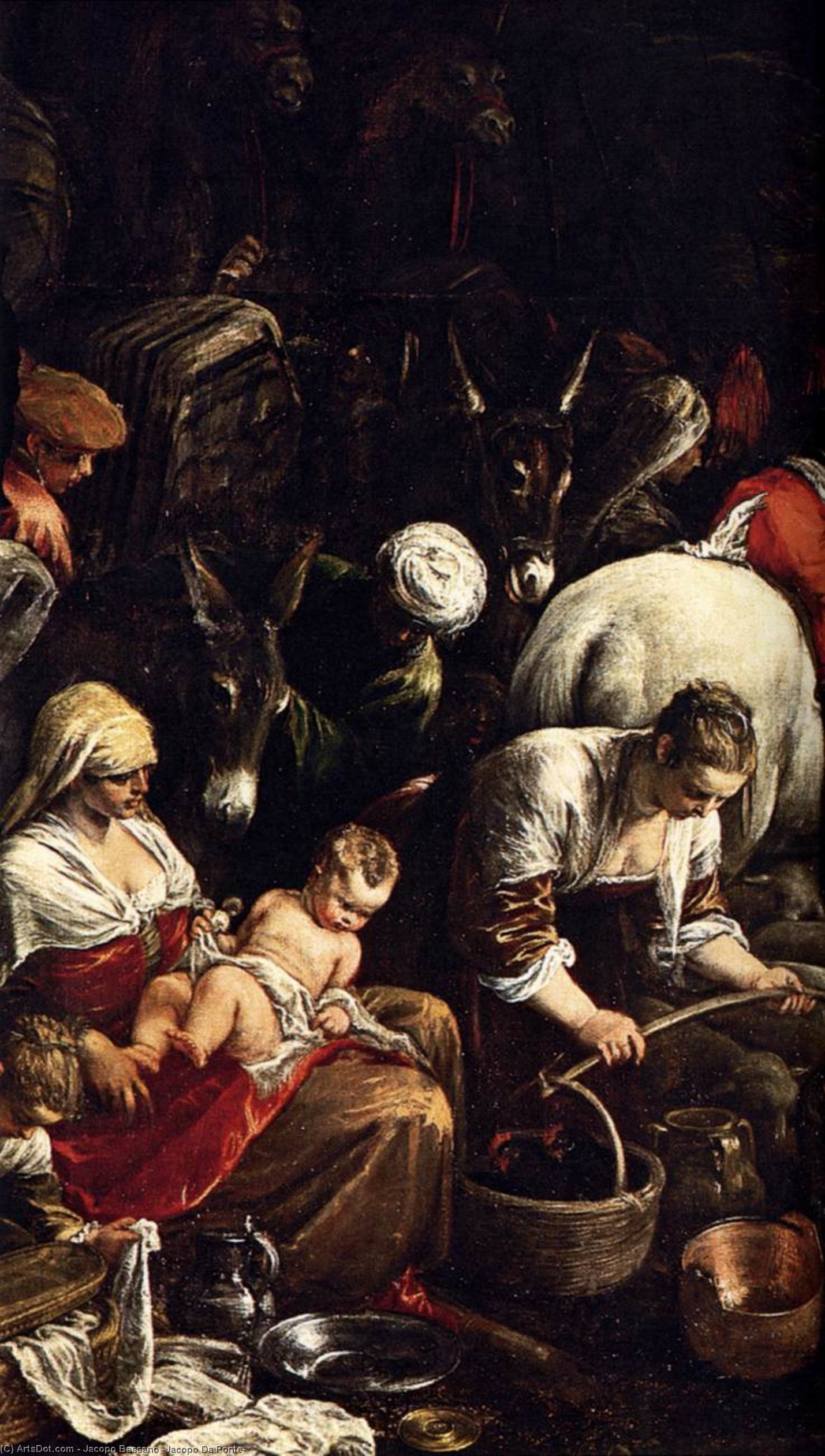 Return Of Jacob With His Family (detail)1 — Jacopo Bassano (jacopo Da Ponte)