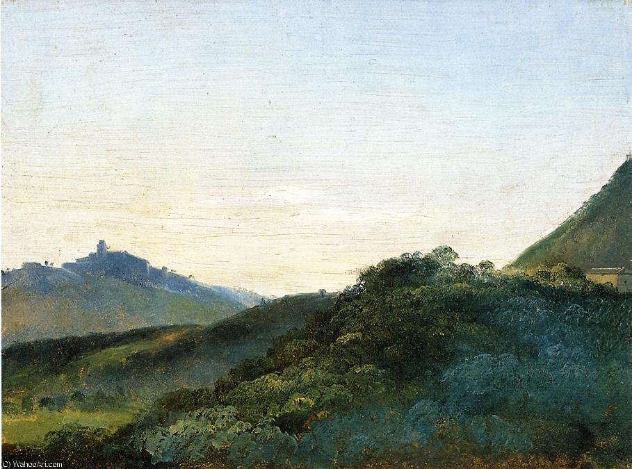 Italian Hills At Dawn — François Marius Granet