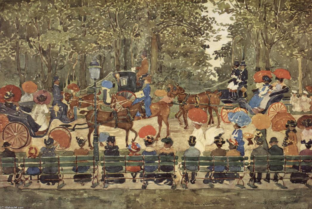Central Park, New York — Maurice Brazil Prendergast