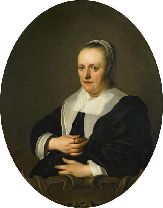 Portrait Of Sara De Bie — Johannes The Younger Lutma