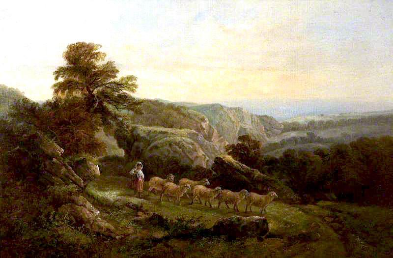 Landscape With Sheep — John Joseph Barker