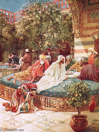 Jesus At The House Of Simon The Pharisee — William Brassey Hole