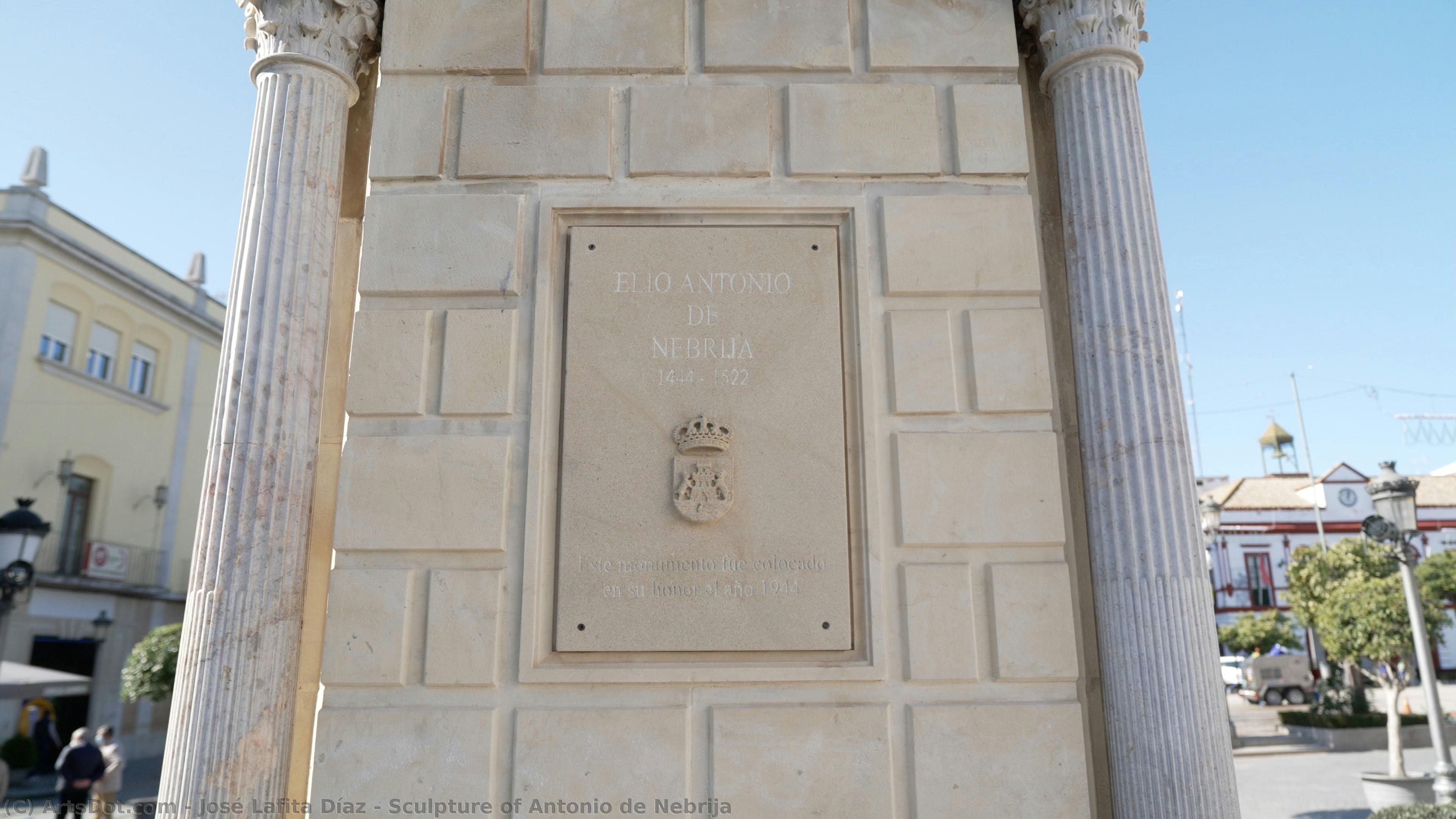 Sculpture Of Antonio De Nebrija — José Lafita Díaz