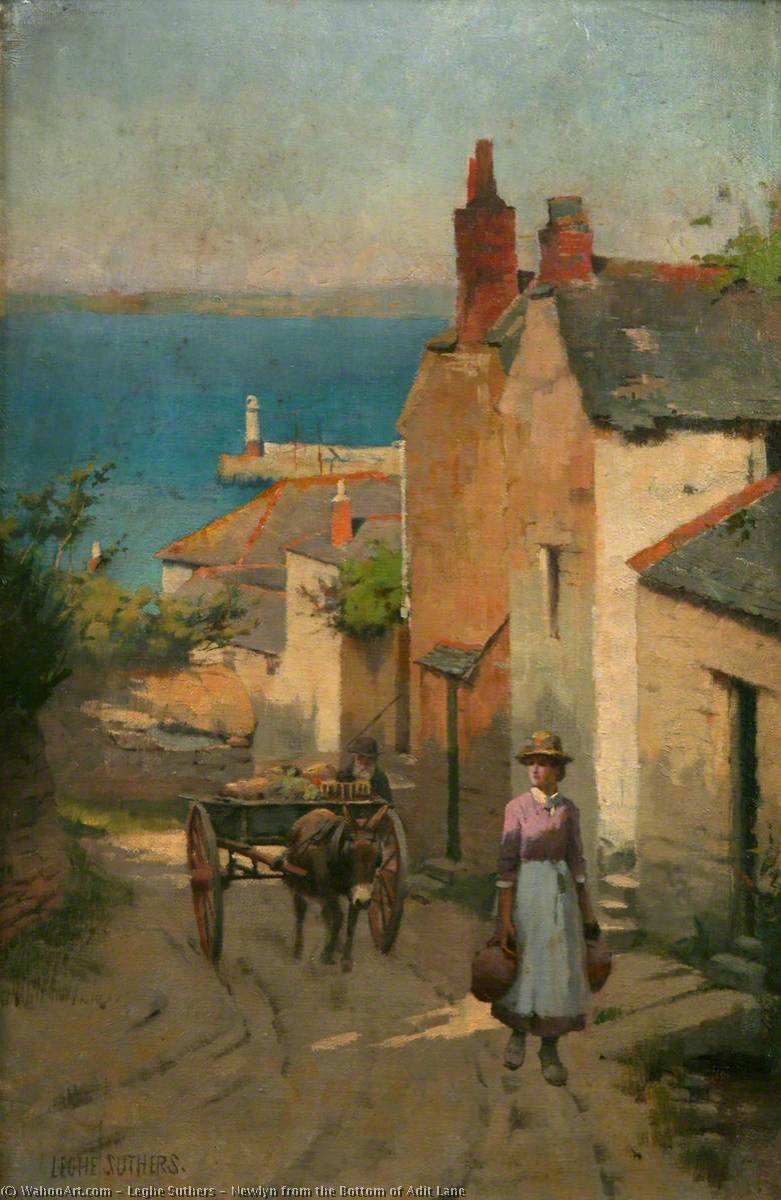 Newlyn From The Bottom Of Adit Lane — Leghe Suthers
