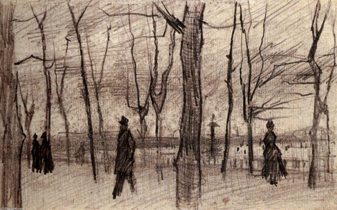 Luxembourg Garden In Paris — Vincent Van Gog