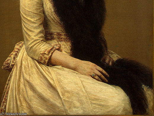 Portrait Of Sonia (detail 2) - — Henri Fantin-latour