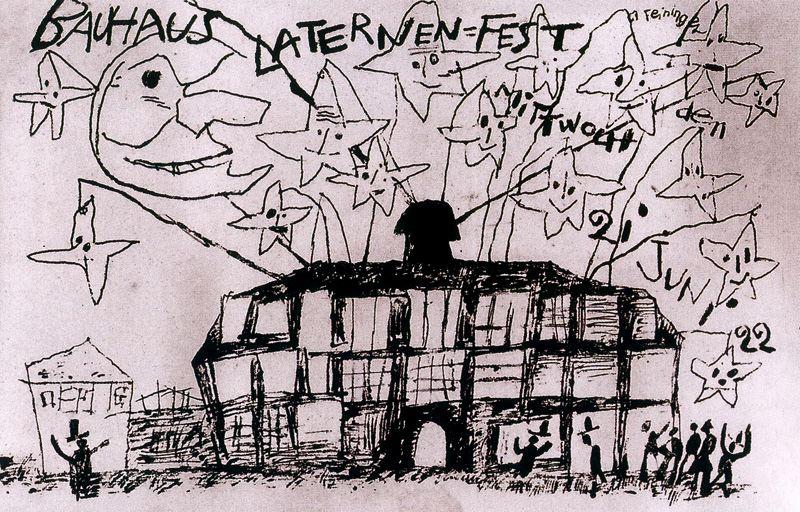Postal Party Lanterns — Lyonel Feininger