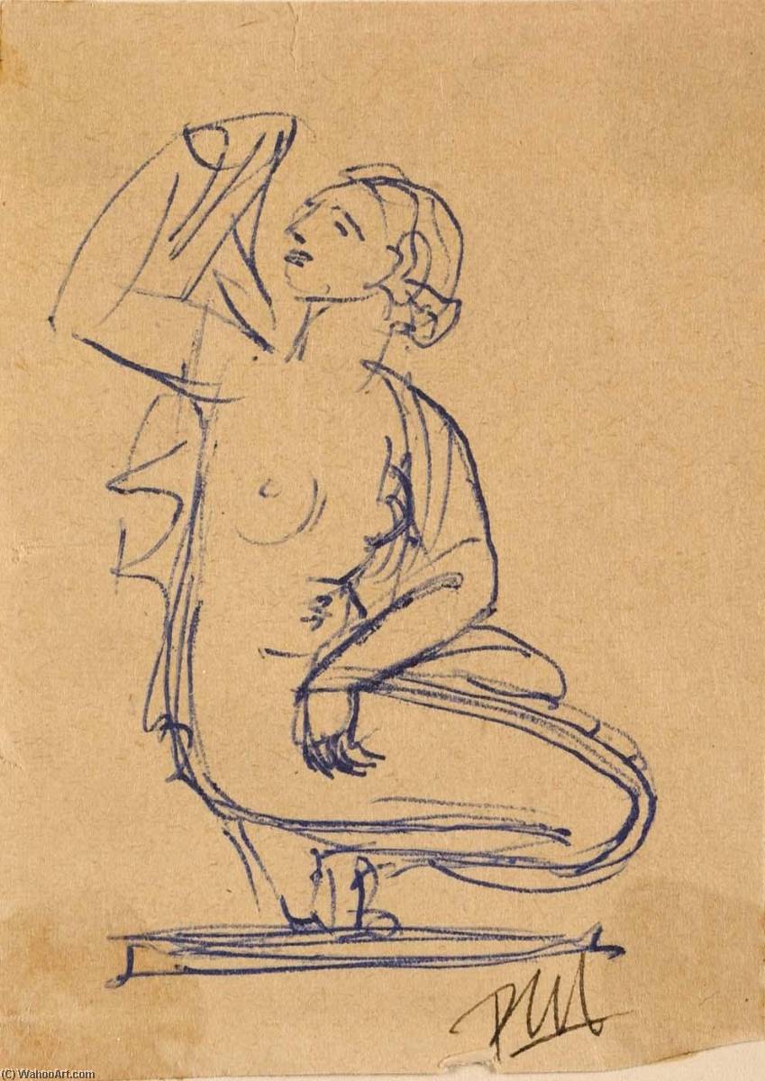 (crouching Female Nude) — Paul Manship