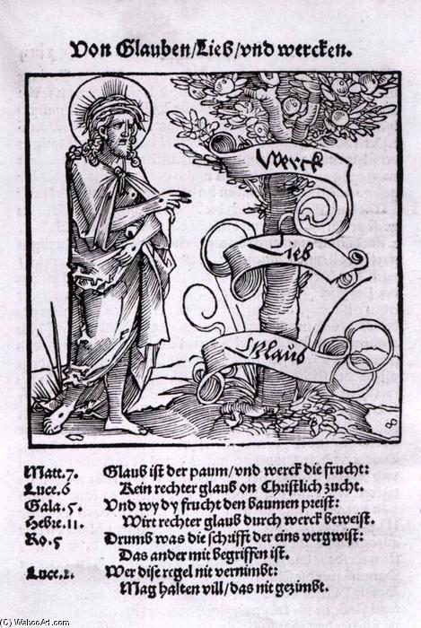 Tree Of Faith, Love, And Good Works — Hans Sebald Beham