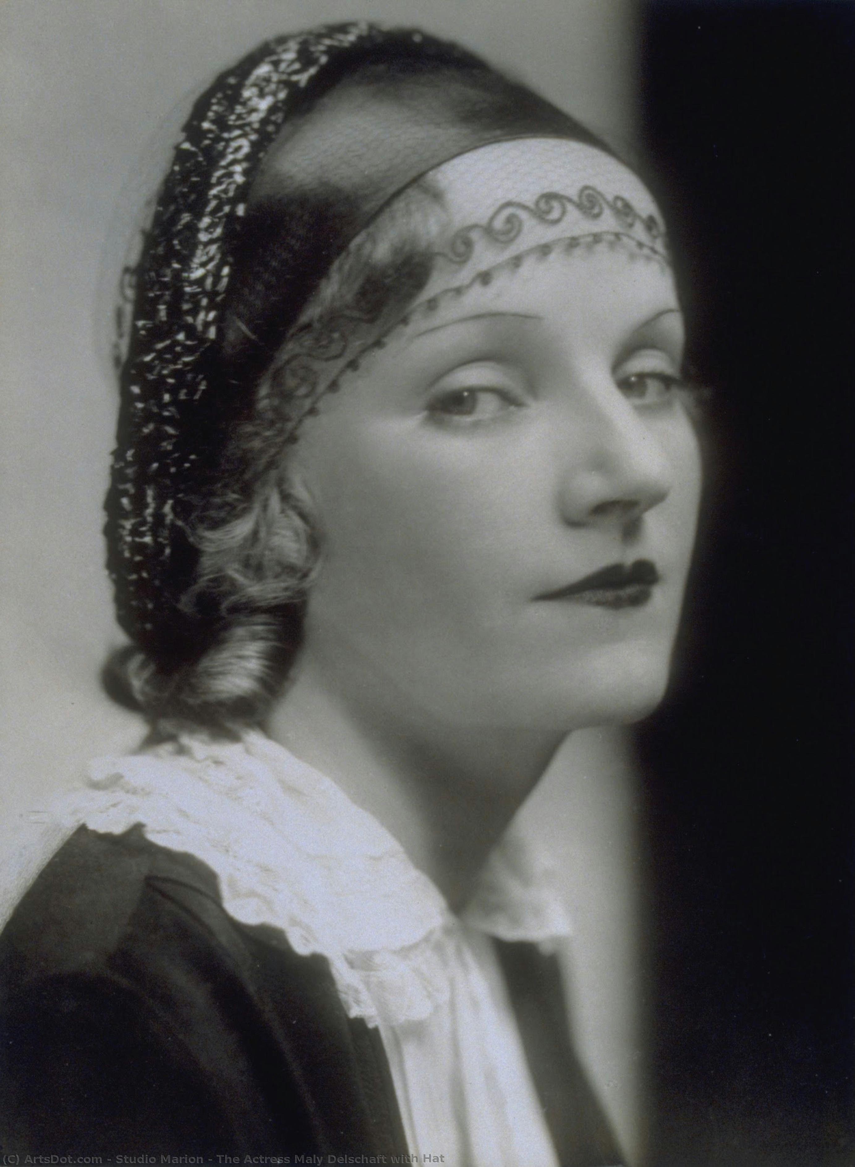 The Actress Maly Delschaft With Hat — Studio Marion