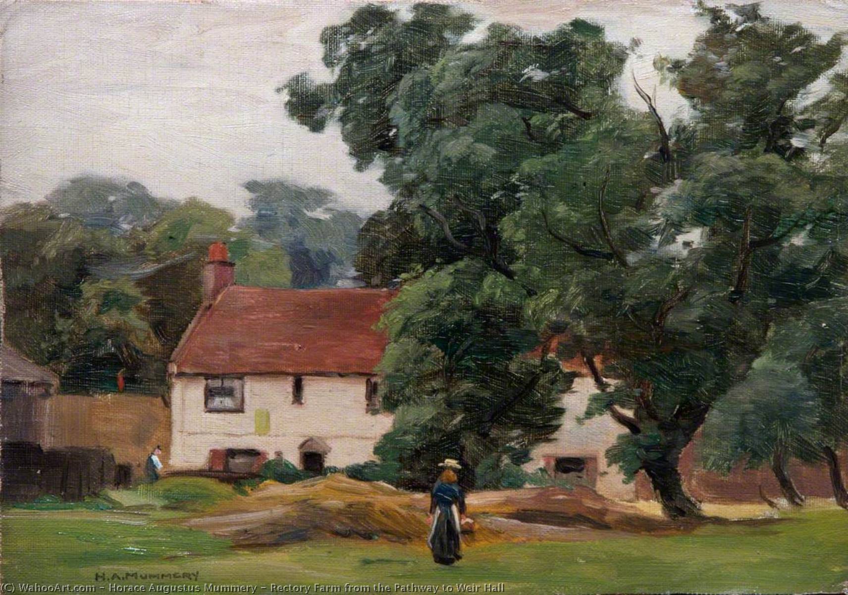 Rectory Farm From The Pathway To Weir Hall — Horace Augustus Mummery