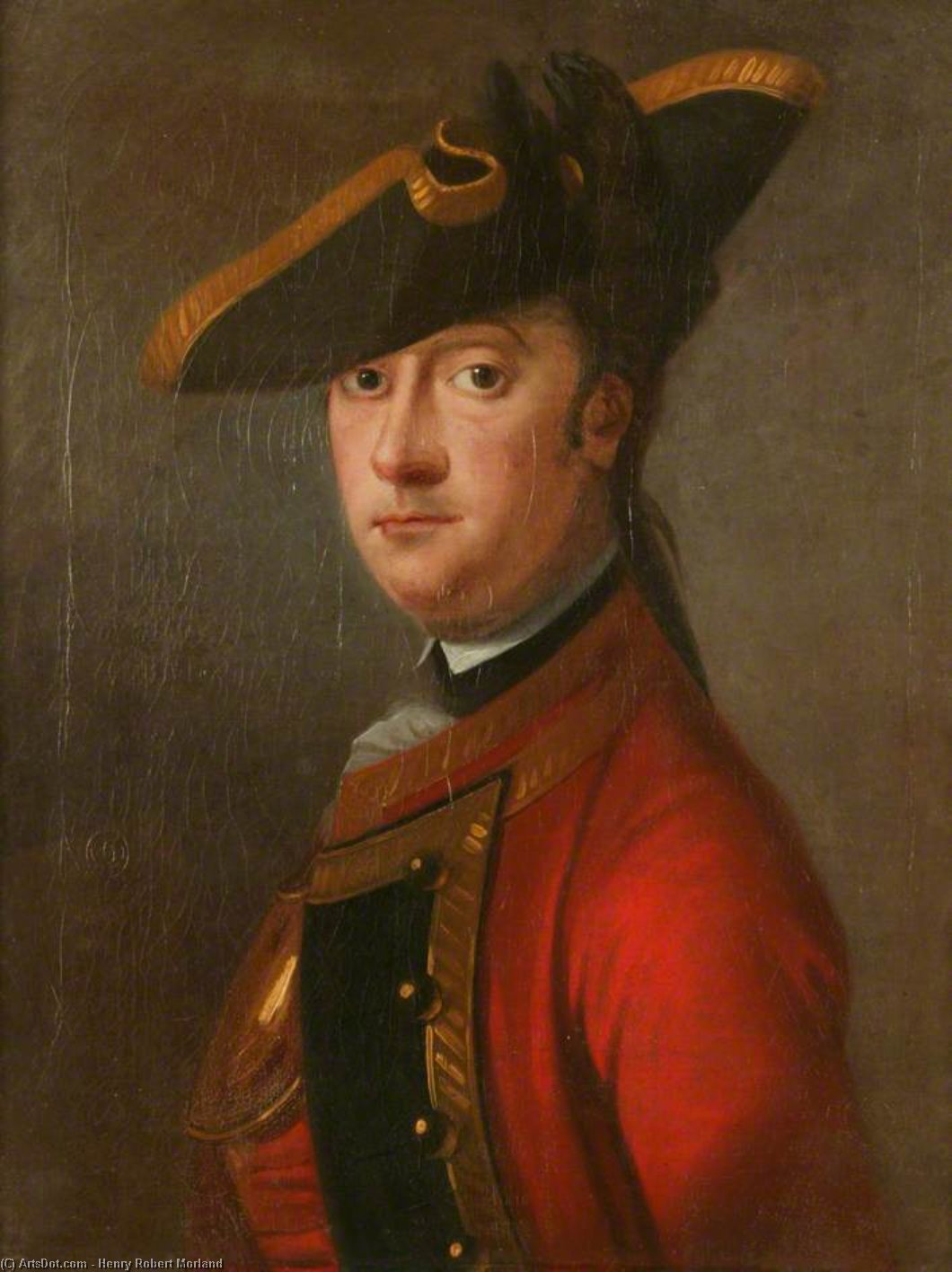 Portrait Of An Officer Of The Foot Guards — Henry Robert Morland