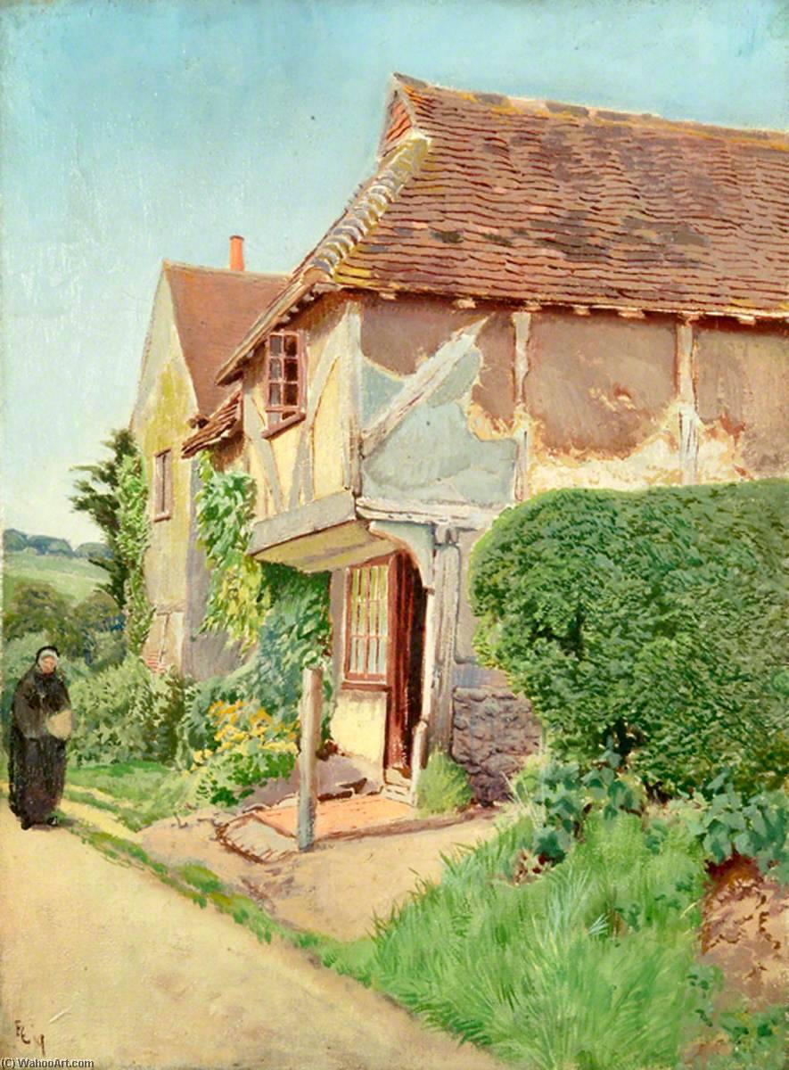 Exterior View Of Unidentified Cottage In East Surrey — Ernest C. Kristi