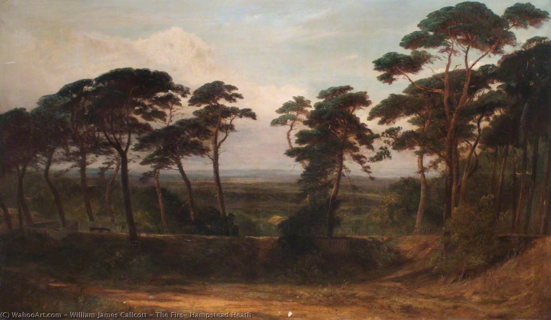 The Firs, Hampstead Heath — William James Callcott