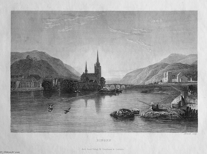 Steel Engraving From 'travelling Sketches' — Clarkson Frederick Stanfield