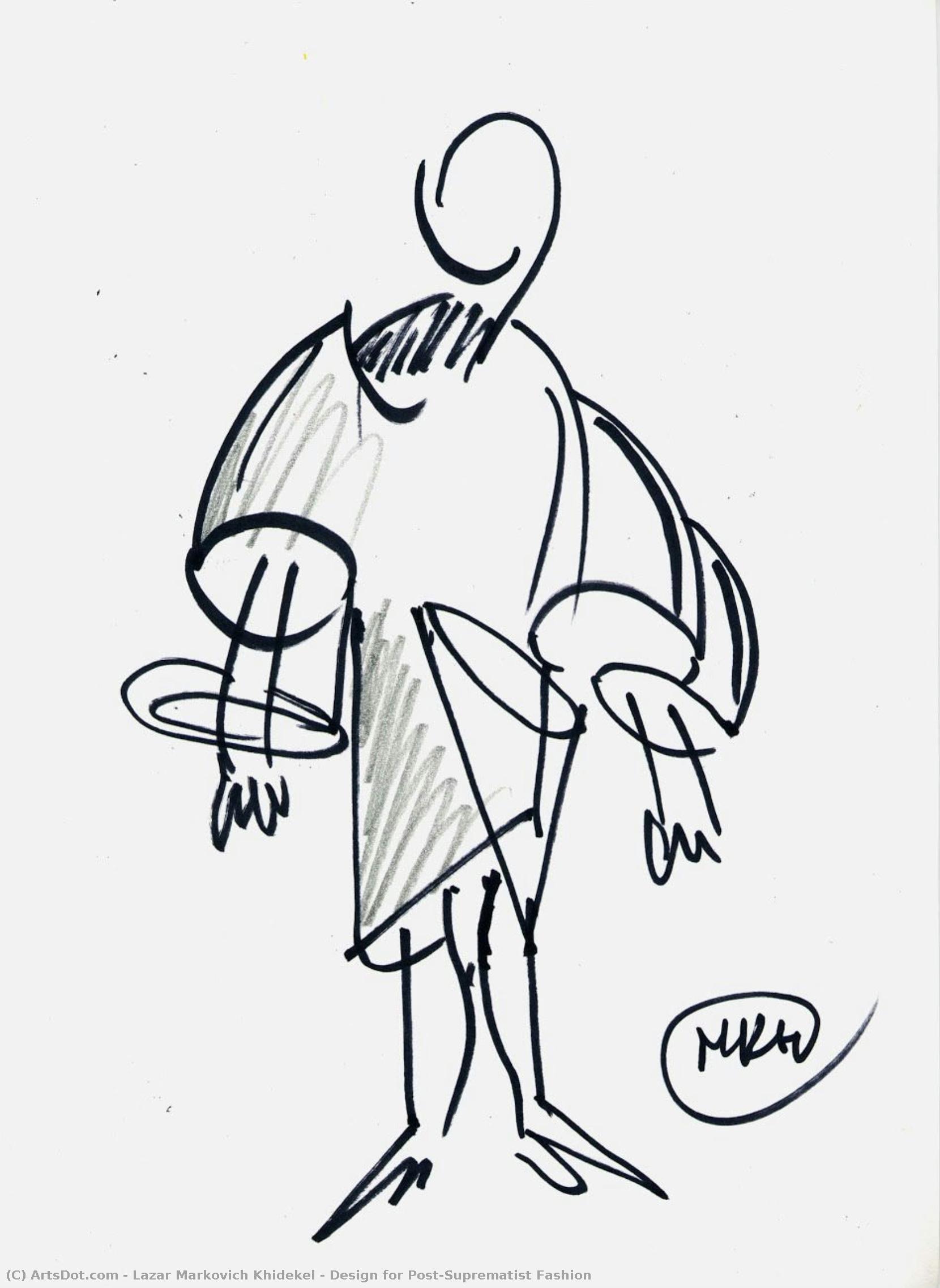 Design For Post-suprematist Fashion — Lazar Markovich Khidekel