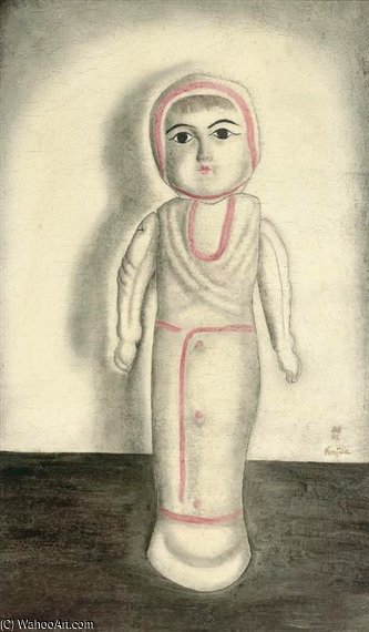 La Poupee En Blanc Et Rose — Léonard Tsuguharu Foujita