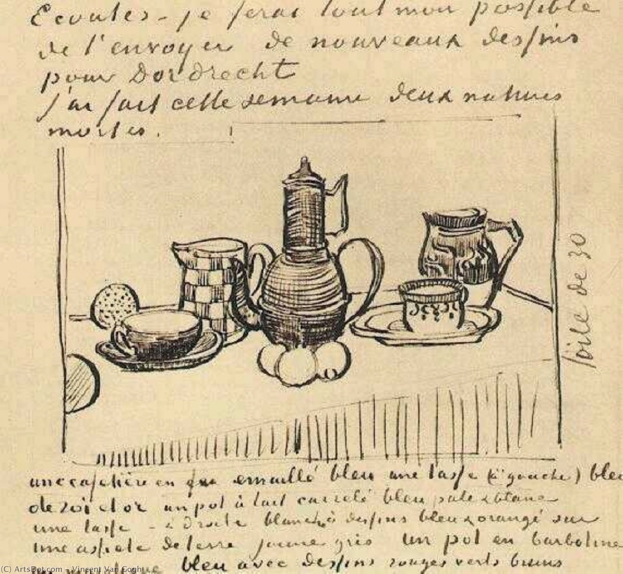 Still Life With Coffee Pot — Vincent Willem Van Gogh