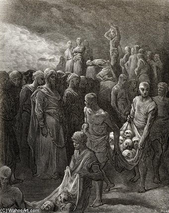 Richard I The Lionheart Massacres Captives — Paul Gustave Doré