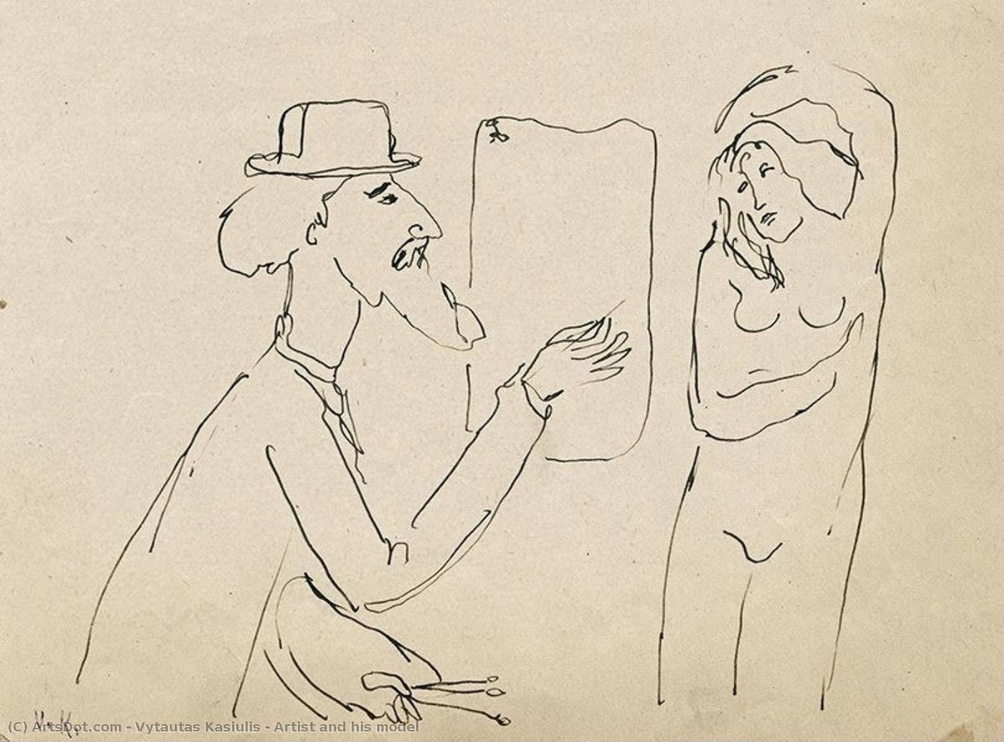 Artist And His Model — Vytautas Kasiulis