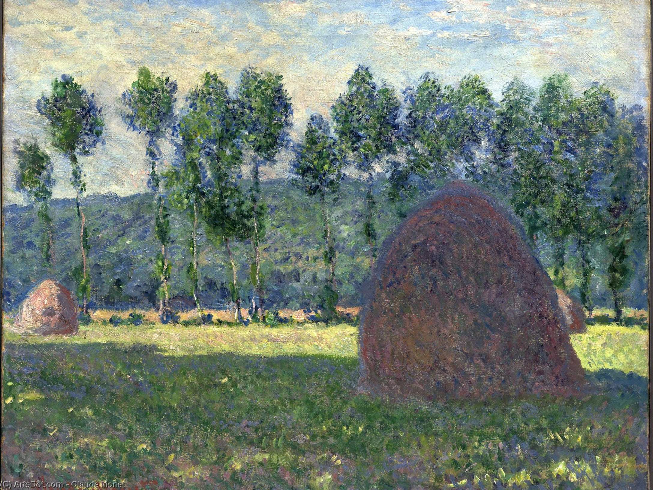 Haystack At Giverny — クロード・モネ