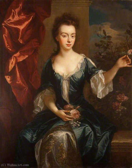 Mrs James Leith, Née Margaret Strachan, Wife Of James Leith Of Leith Hall — Willem Wissing