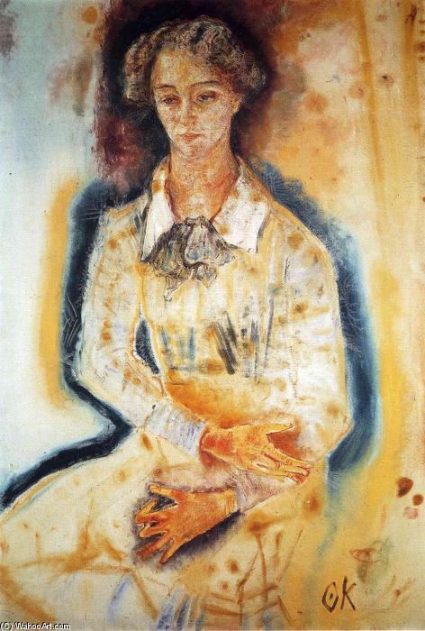 Portrait Of Lotte Franzos — Oskar Kokoschka