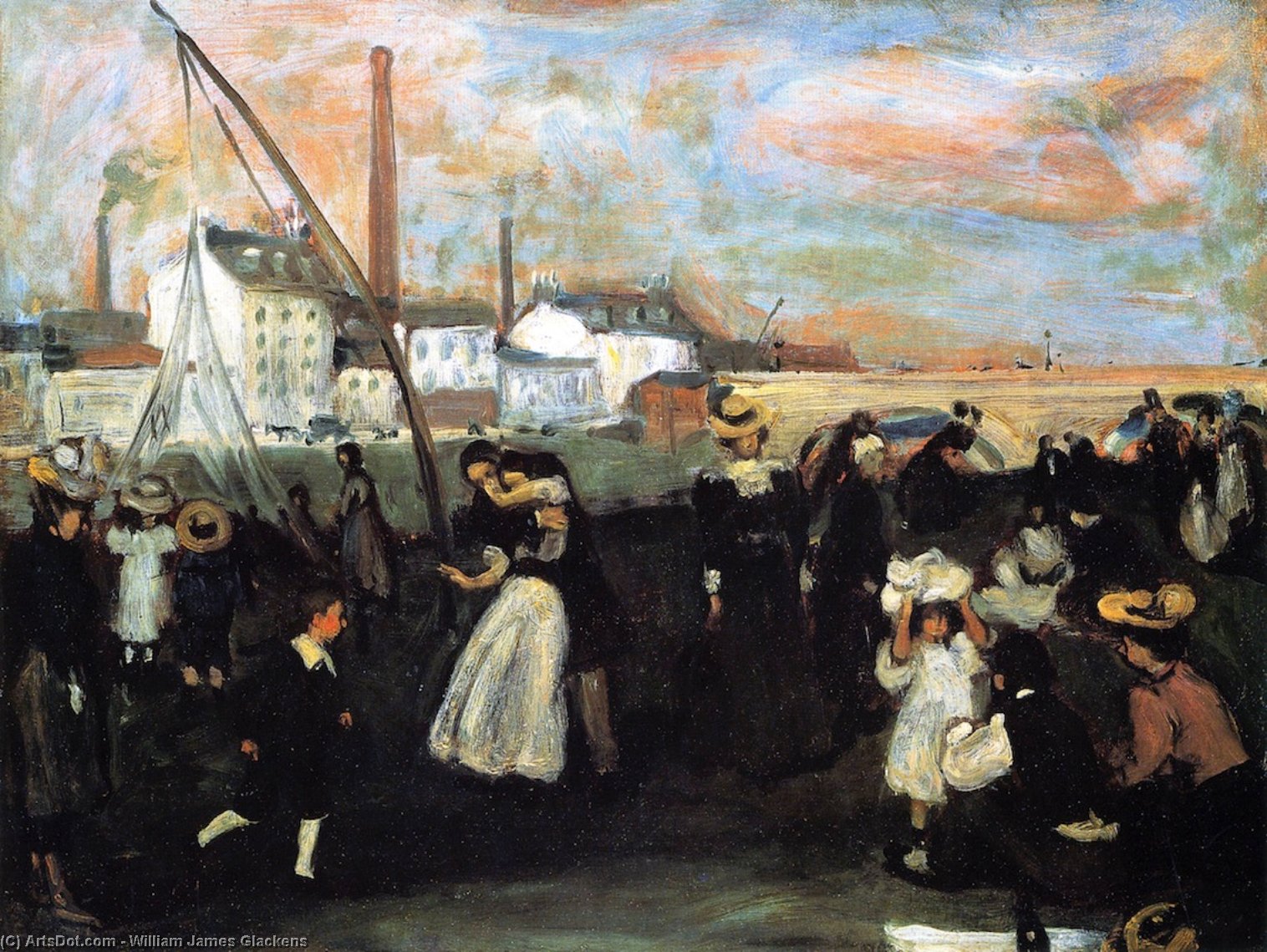 On The Quai — Уильям Джеймс Глаккенс
