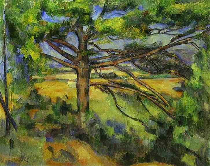 El Árbol Pino Cercano A Aix — Paul Cézanne
