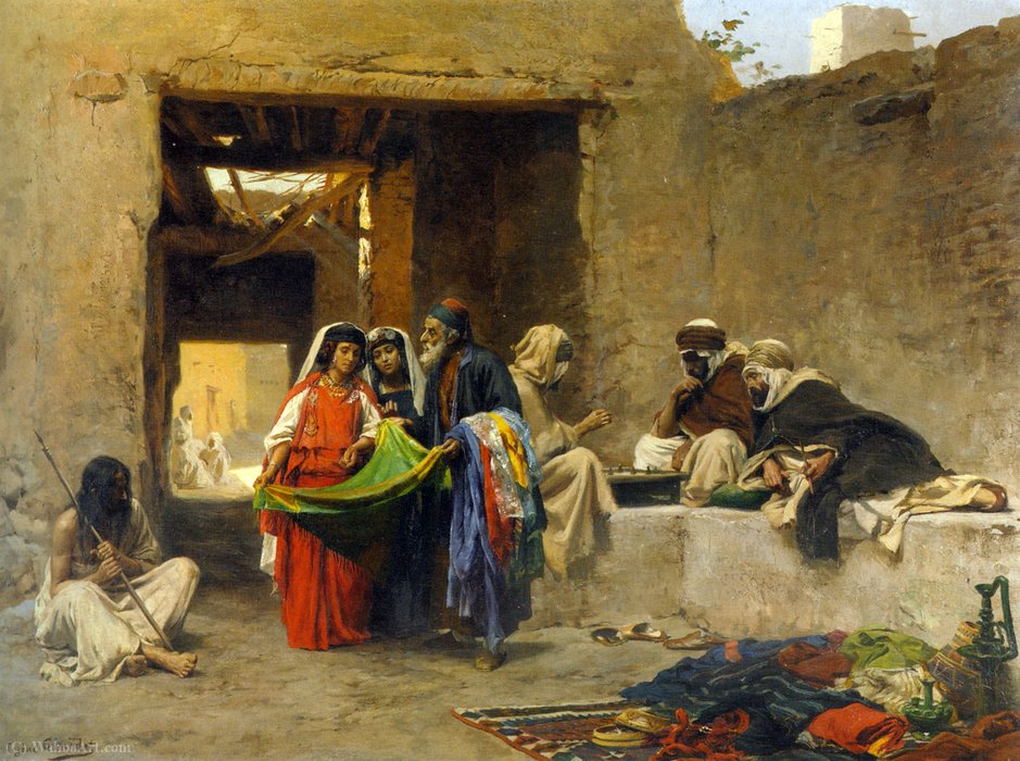 At The Souk — Eugène Alexis Girardet