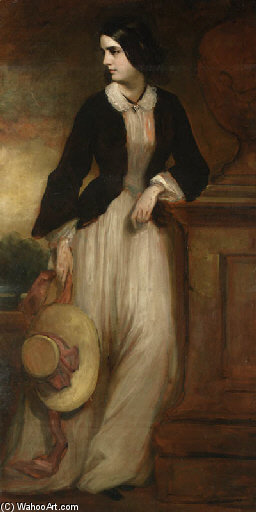 Portrait Of A Lady, Probably The Artist's Daughter, Mary Isabella Grant — Sir Francis Grant