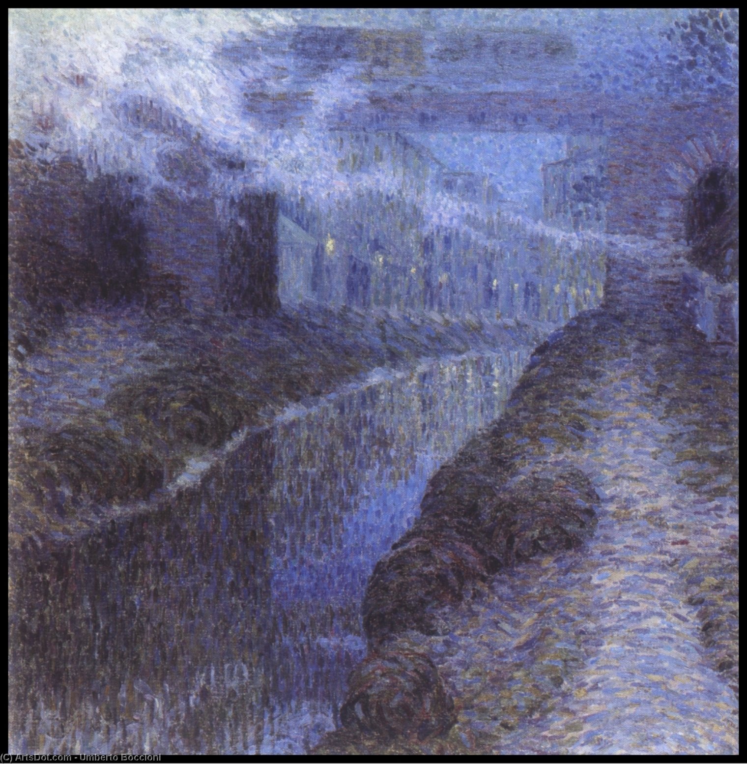 Dynamismo De Un Cuerpo Humano — Umberto Boccioni