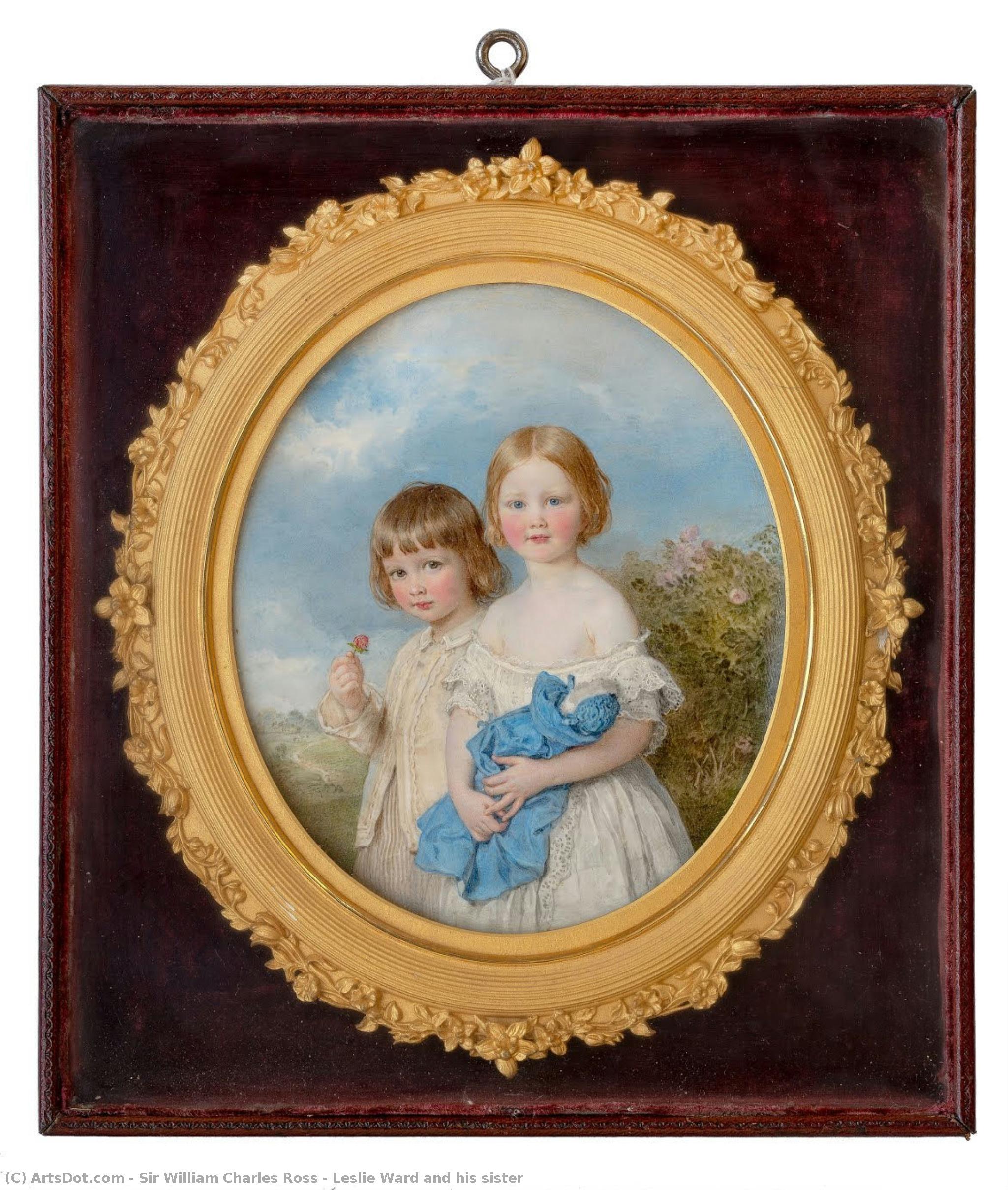 Leslie Ward And His Sister — Sir William Charles Ross