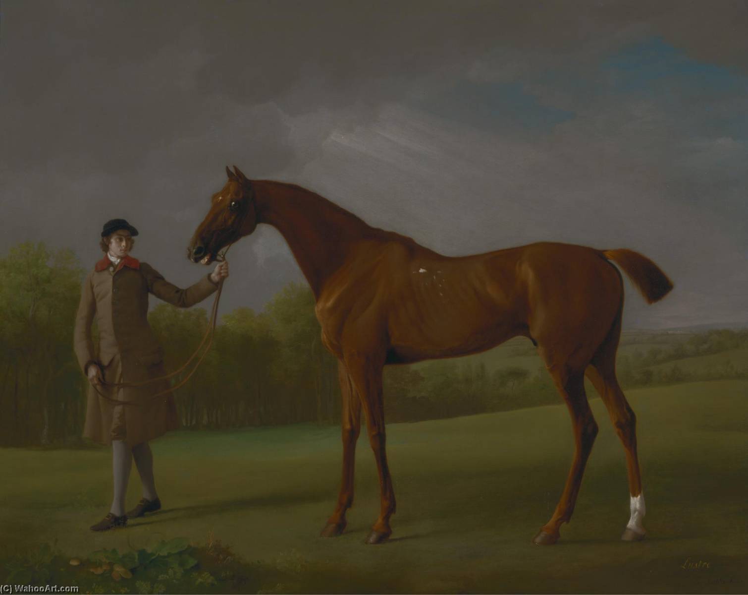 'lustre' Held By A Groom — Džordž Stabs