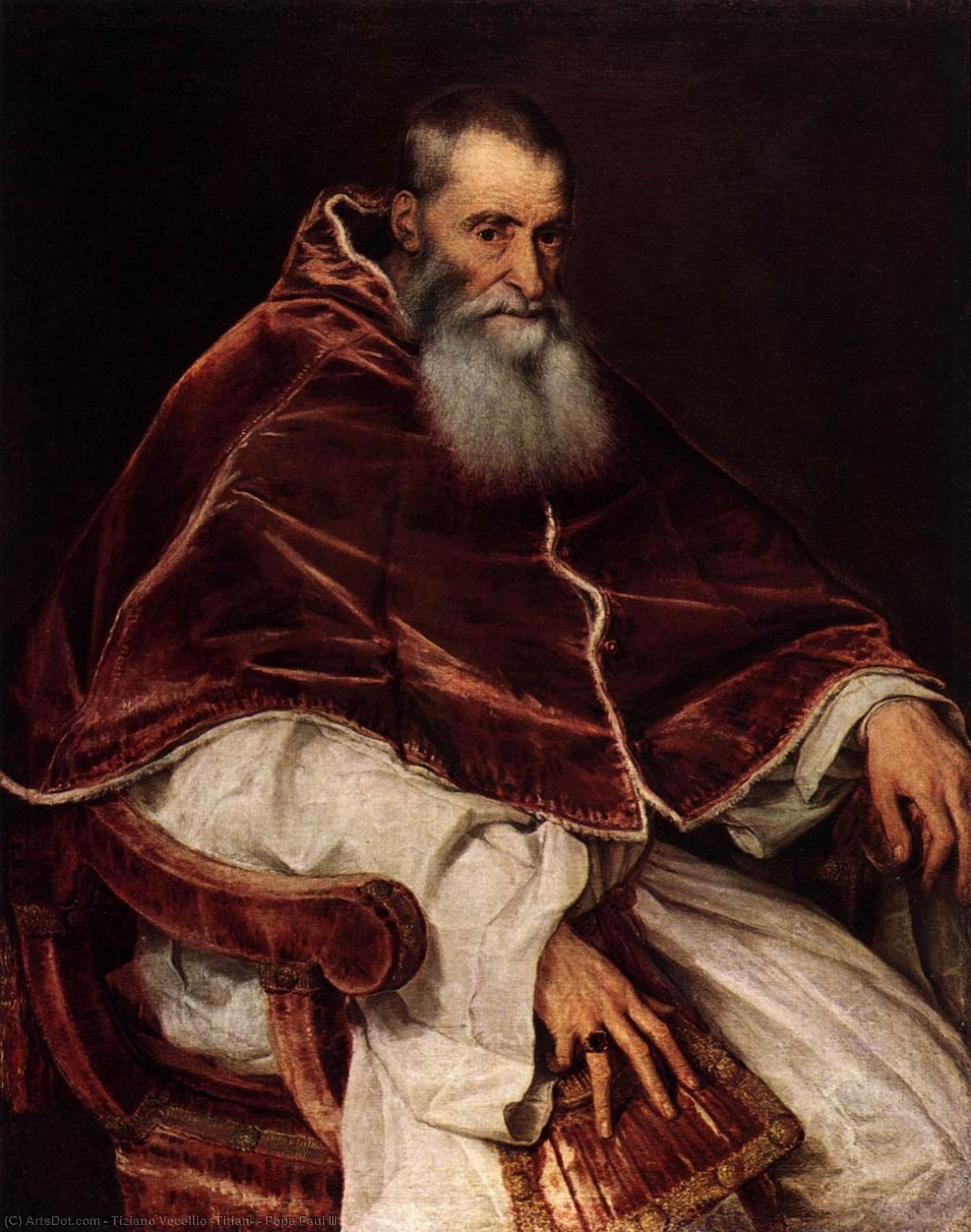 Pope Paul Iii — Тициан
