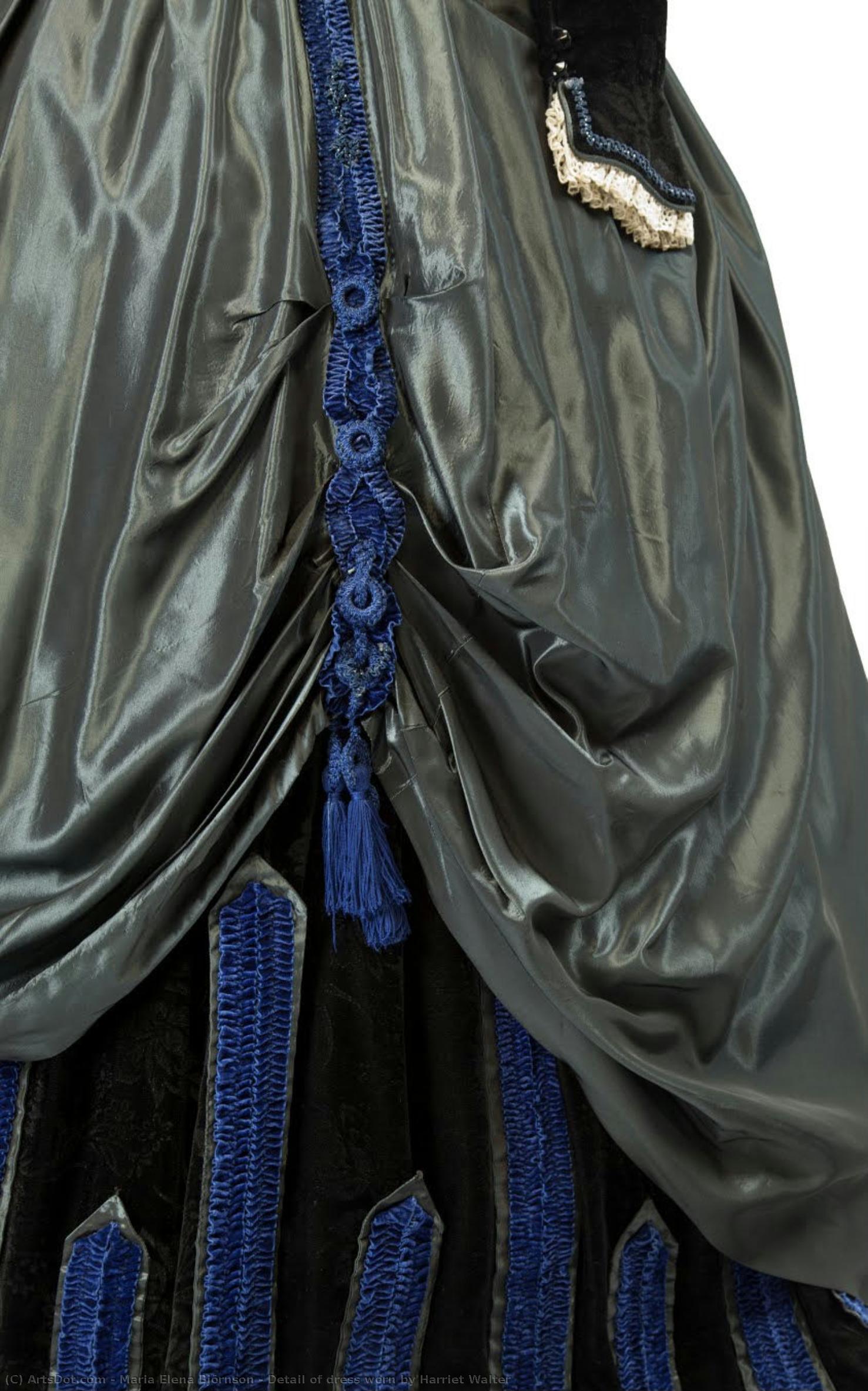 Detail Of Dress Worn By Harriet Walter — Maria Elena Björnson