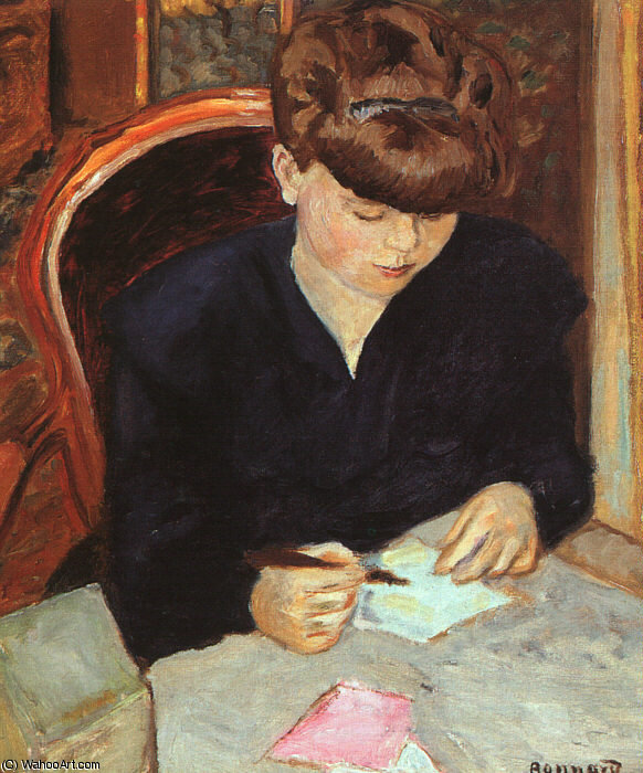 The Letter, National Gallery Of Art At Washing — Pierre Bonnard