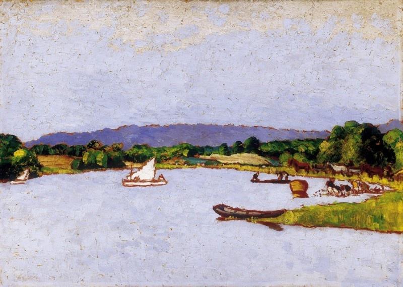 'waterside Landscape (also Known As Lake Balaton)' — József Rippl-rónai