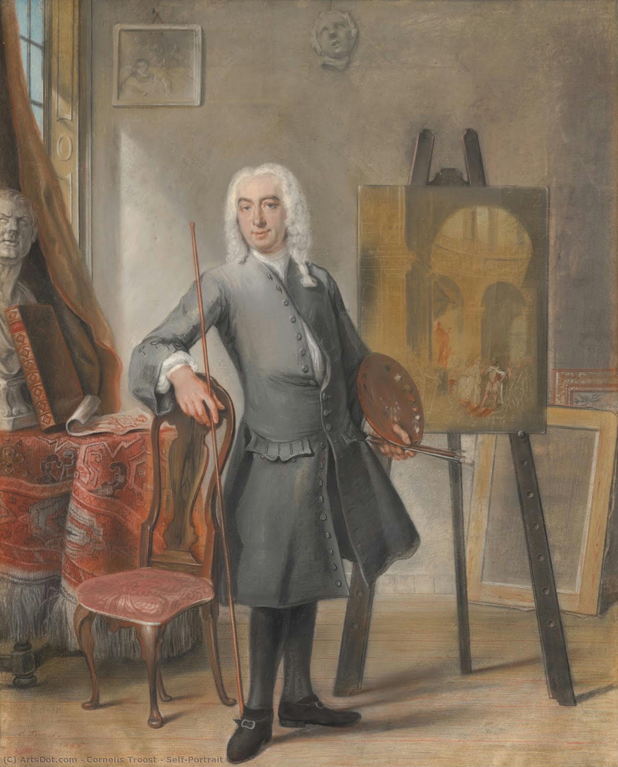 Self-portrait — Cornelis Troost