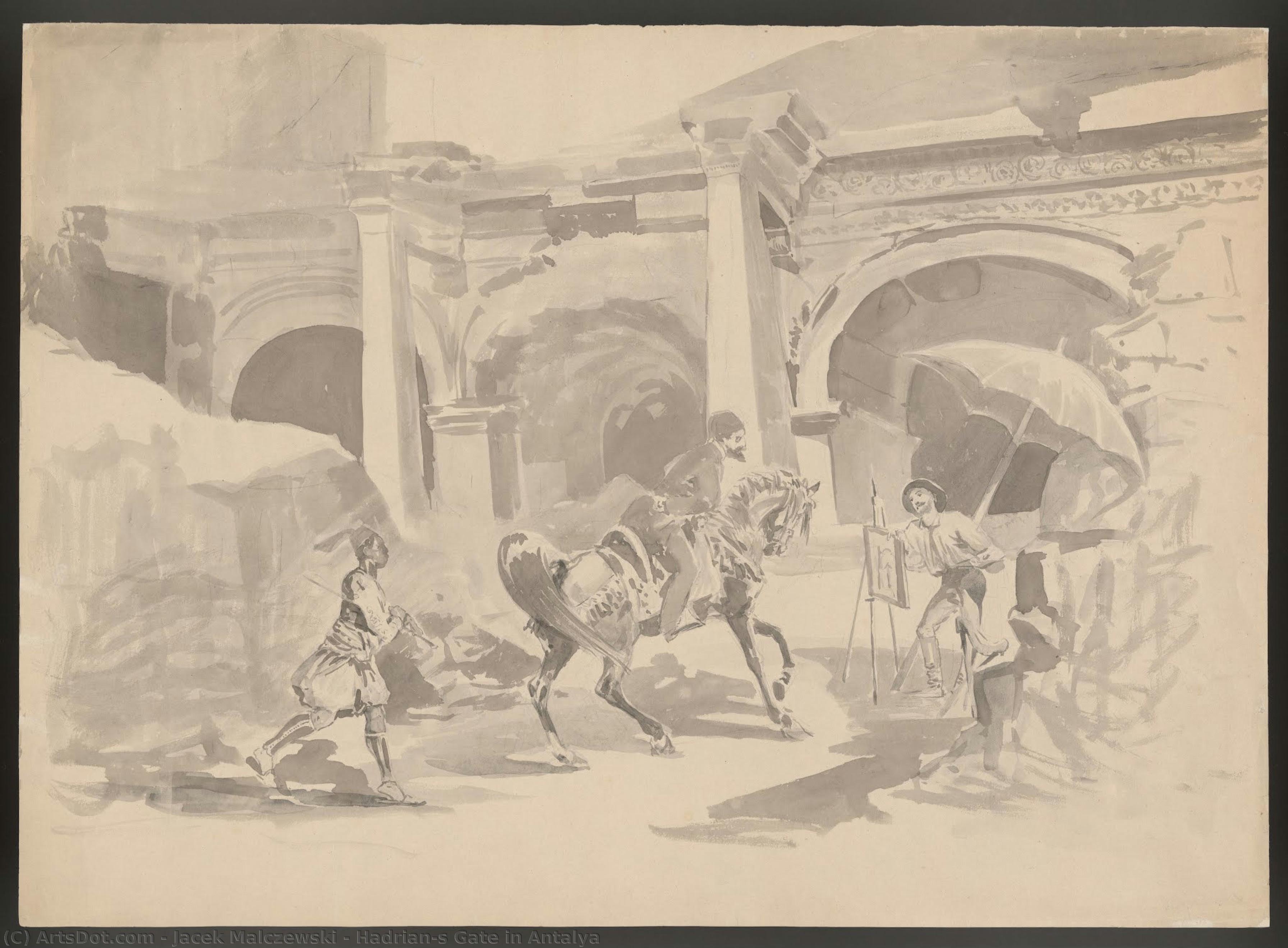 Hadrian`s Gate In Antalya — Јачек Малчевски