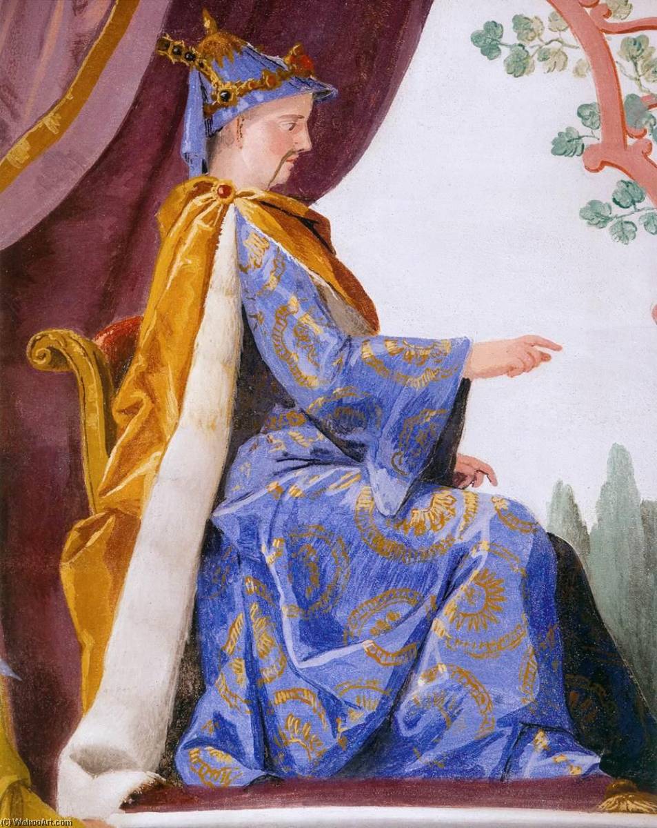 The Judgment Of The Mandarin (detail) — Andrea Urbani