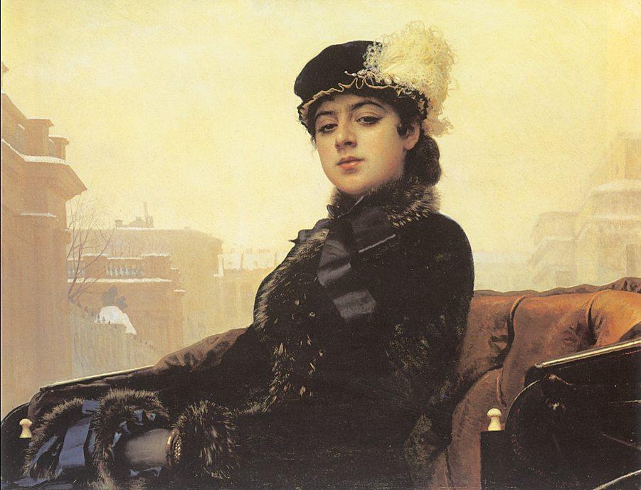 Portrait Of A Woman — Ivan Nikolaevich Kramskoy