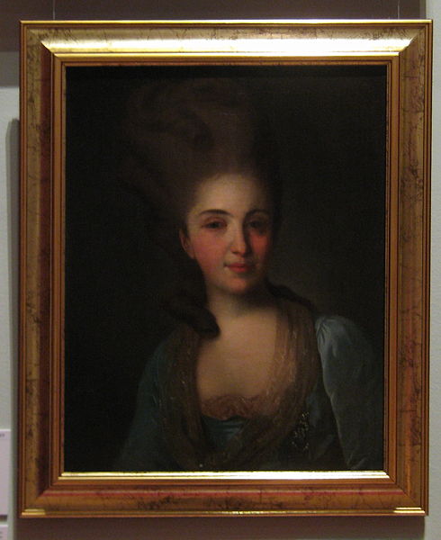 Portrait Of Anna Kirillovna Vasilchikova — Fyodor Stepanovich Rokotov