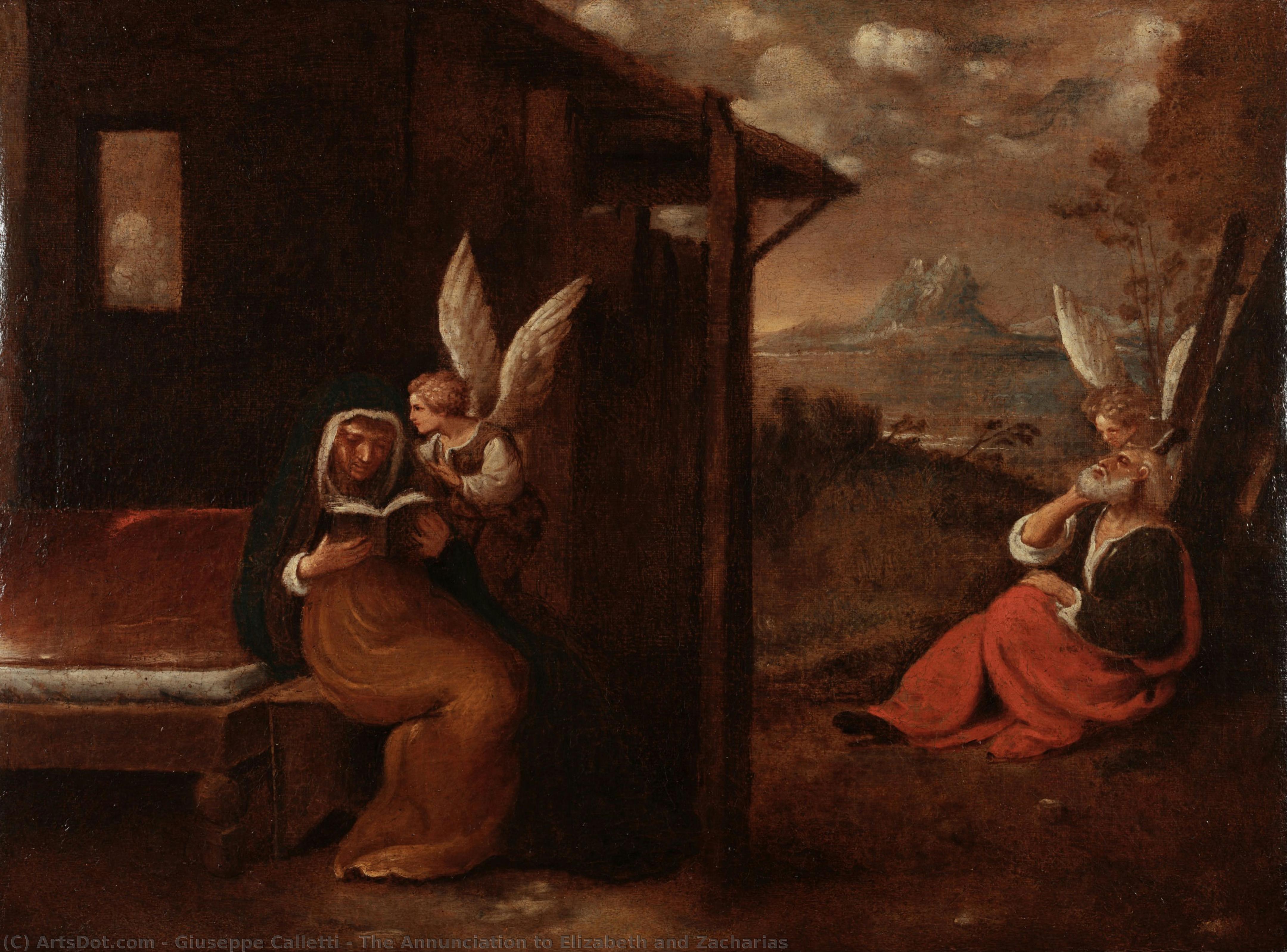 The Annunciation To Elizabeth And Zacharias — Giuseppe Calletti (caletti)