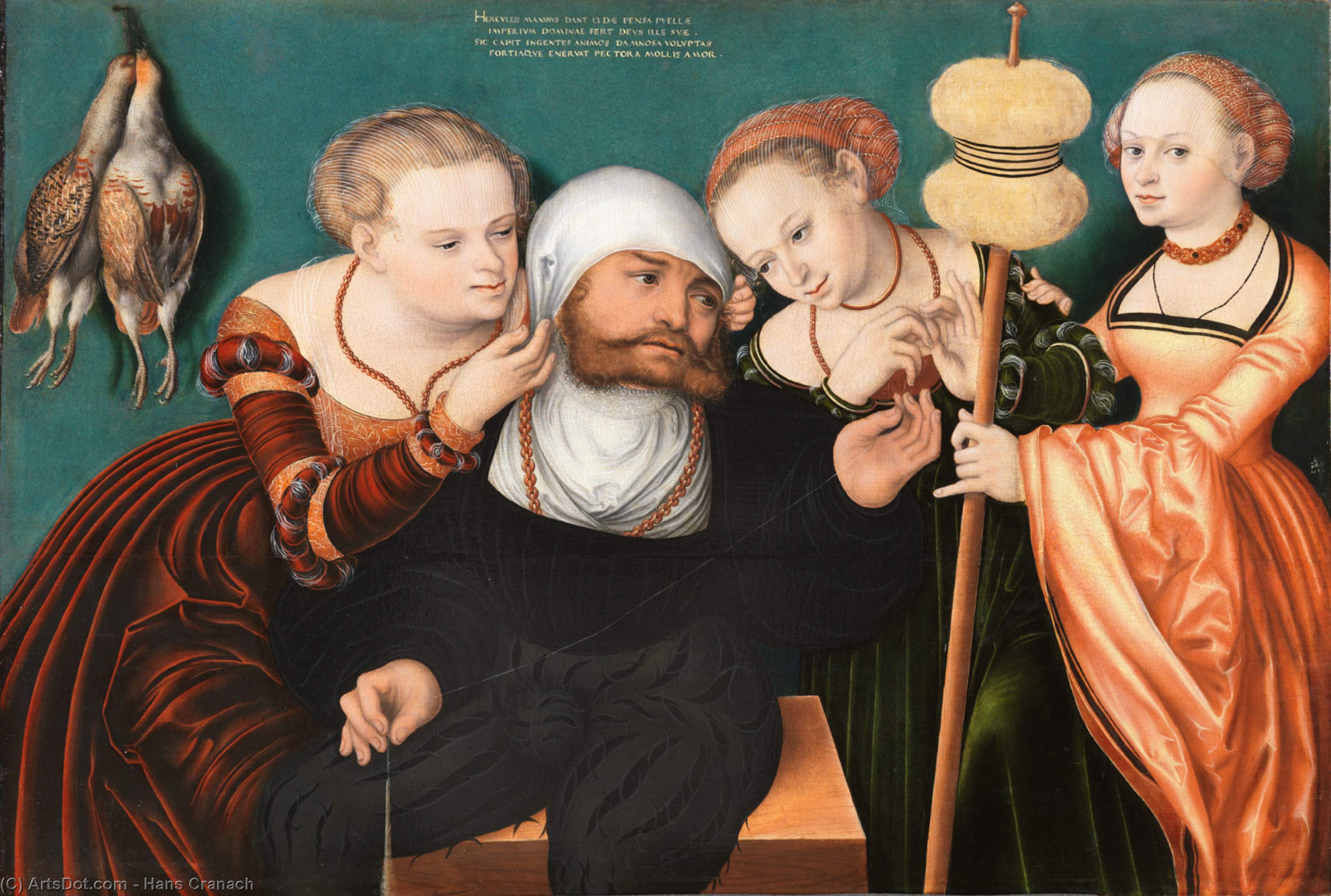Hercules At The Court Of Omphale — Hans Cranach