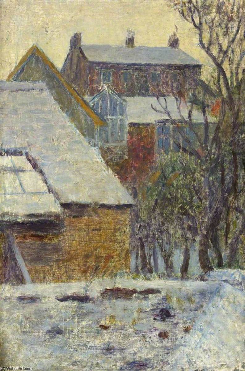 Winter Scene From The Artist's House, Newlyn — Dod Procter